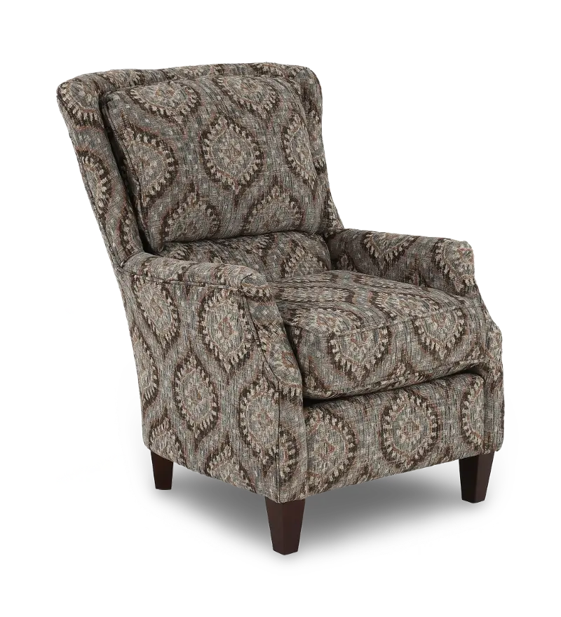 Loren Charcoal Medallion Accent Chair