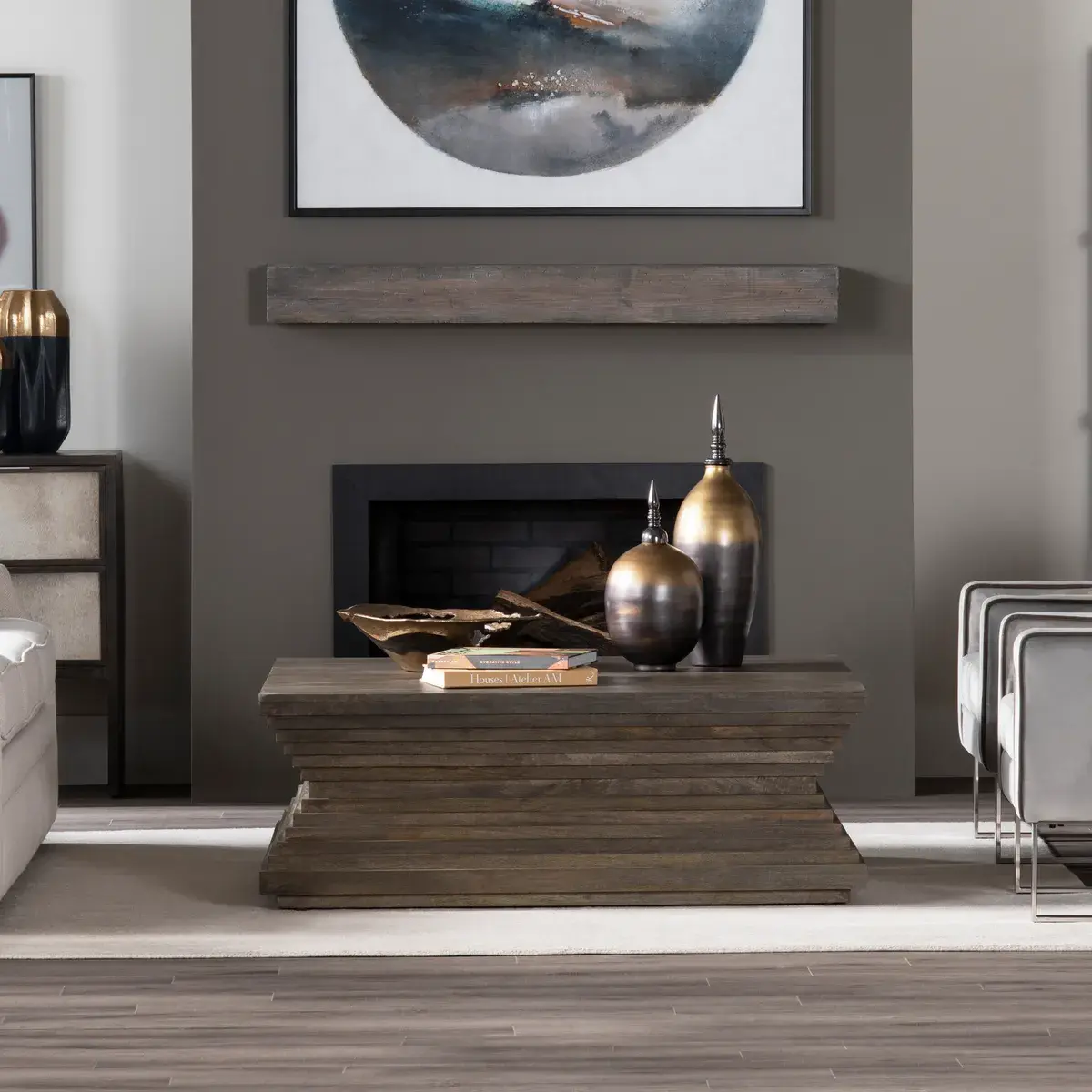 Highland Park Brown Coffee Table-2