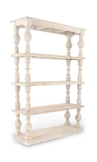 Harvest White Bookcase