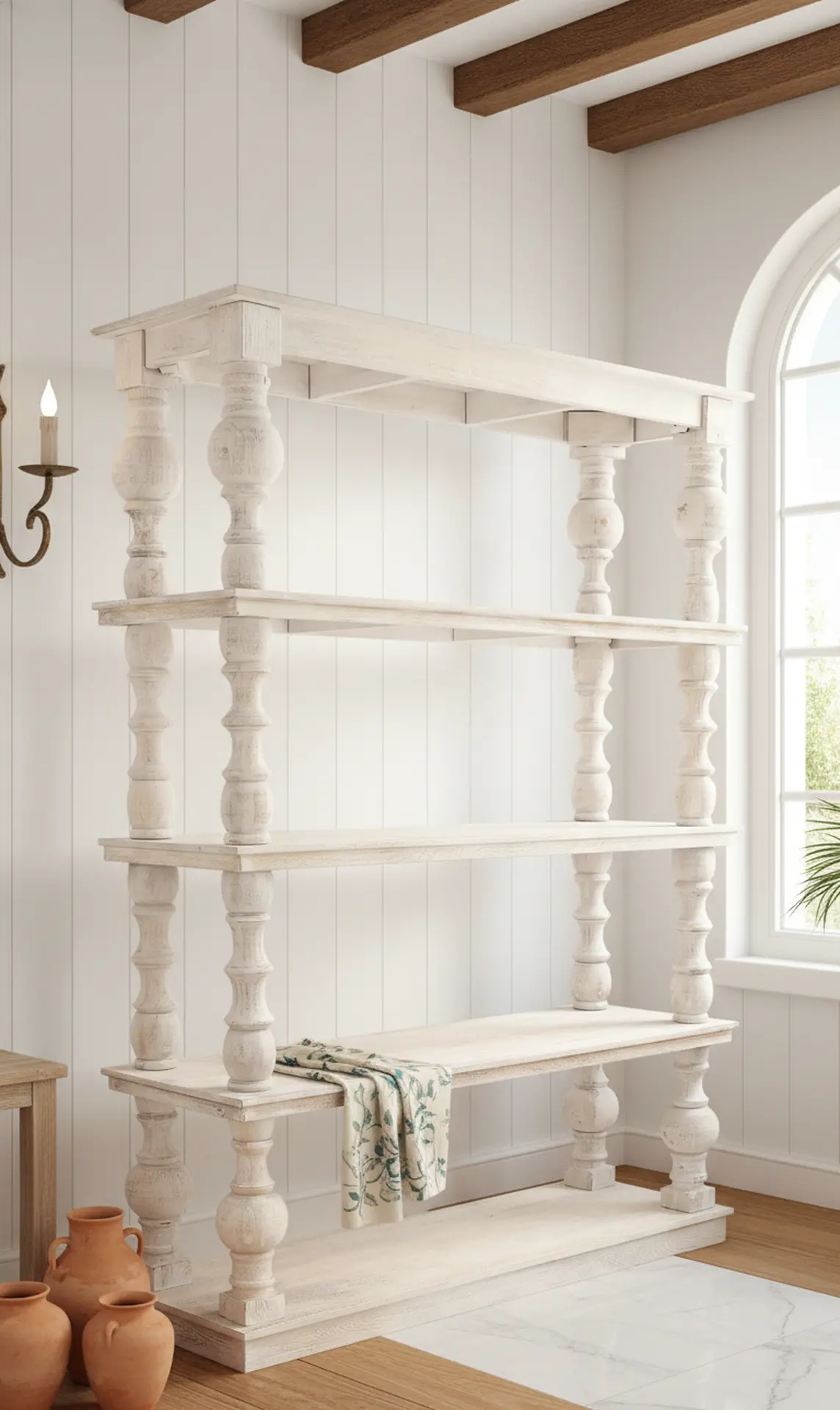 Harvest White Bookcase-2