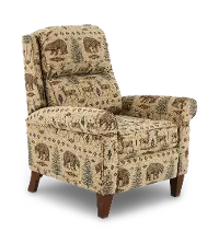 Kenzie Brown Wilderness Push Back Recliner