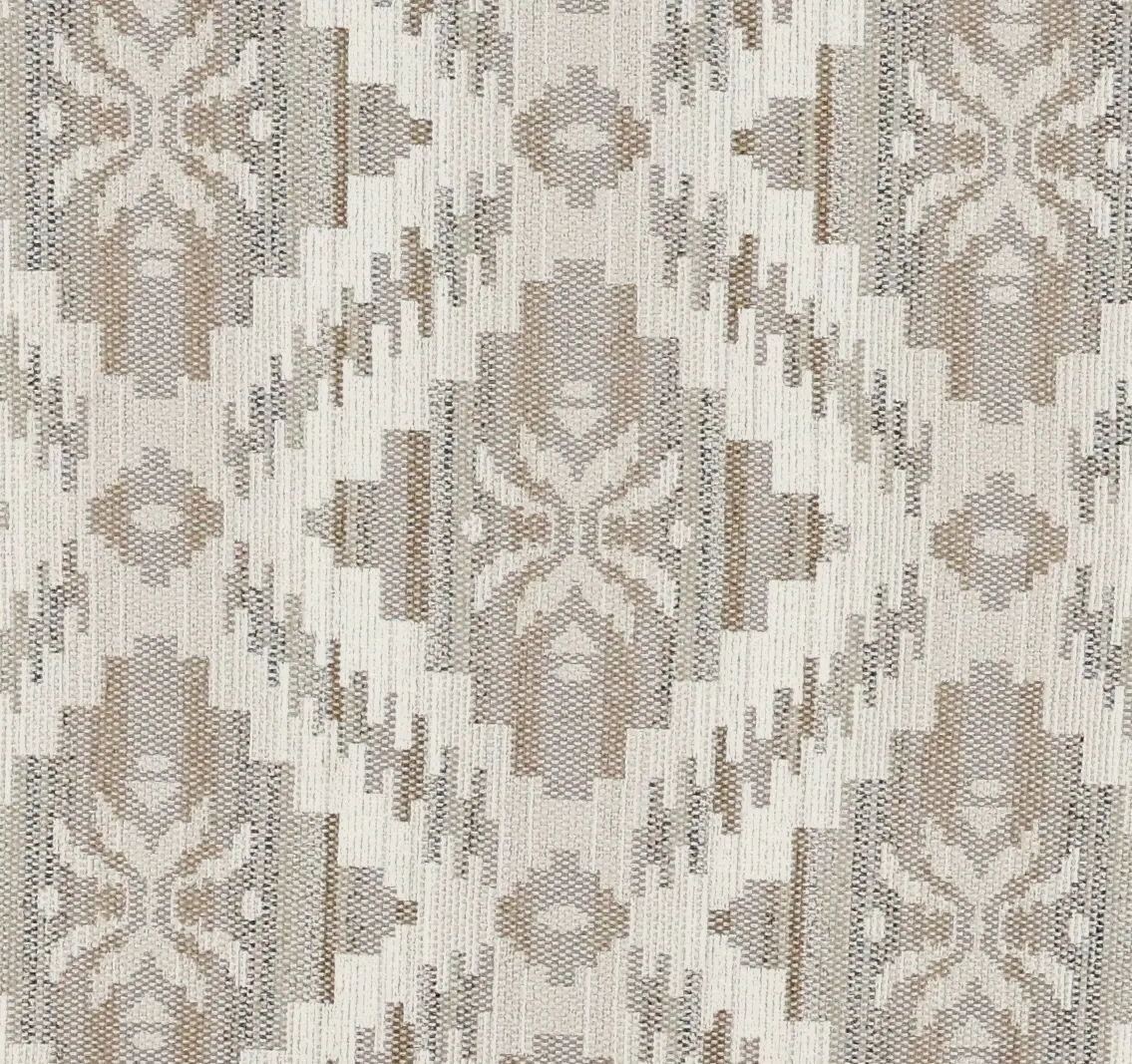 Kenzie Gray and Beige Patterned Push Back Recliner-9