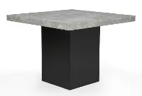 Sebastian Black and Gray Faux Cement Counter Table