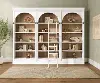 Albany White 4 Piece Bookcase Wall