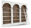 Albany White 4 Piece Bookcase Wall