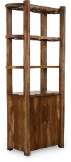Balam Brown Bookcase Pier