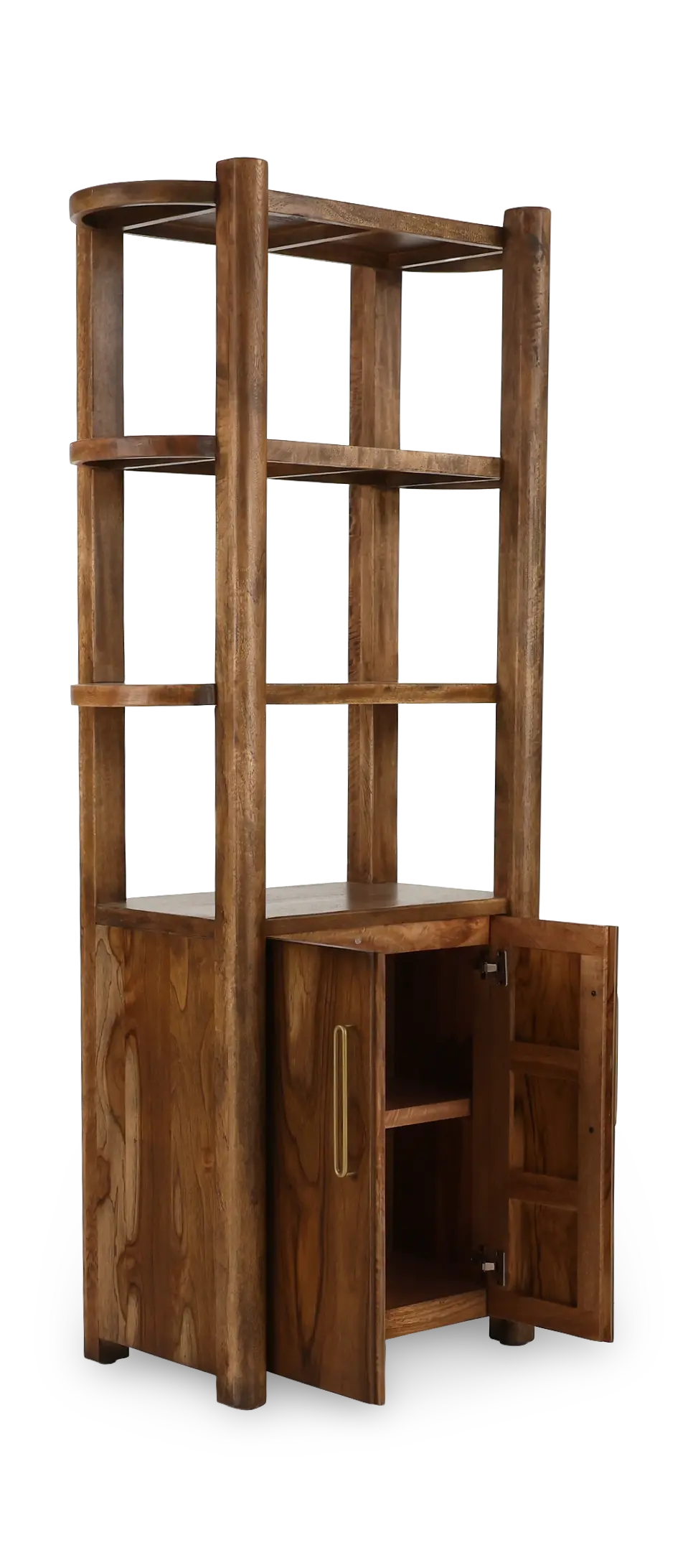 Balam Brown Bookcase Pier-5