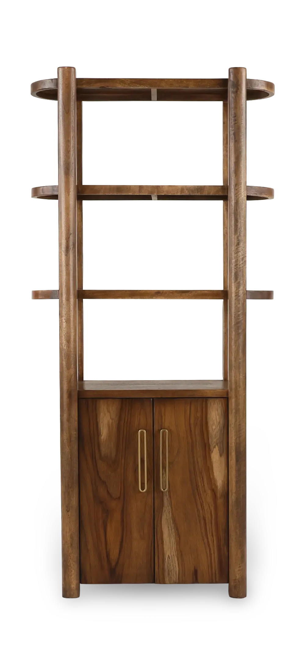 Balam Brown Bookcase Pier-6