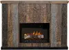 Loft Rustic Brown Fireplace Mantle
