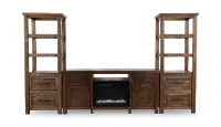 Dutton Brown Fireplace Entertainment Center