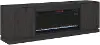 Axiom Black Fireplace Console