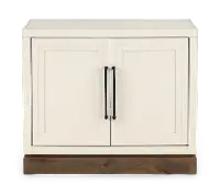 Nora White Two Door Cabinet