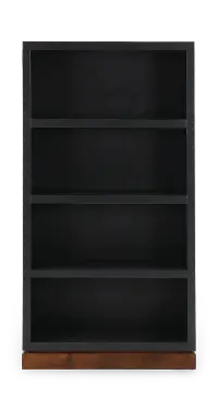 Nora Black Bookcase