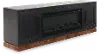 Nora Black 78  Fireplace Console