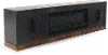 Nora Black 94  Fireplace Console
