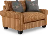 MKDCHAXL Lark Rancho Striped Saddle Oversized Chair