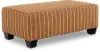 MKDO50XL Lark Rancho Stripe Saddle Oversized Ottoman