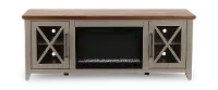 Ithaca Sandstone Brown 66  Fireplace
