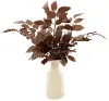 Red Beech Spray in Lait Vase