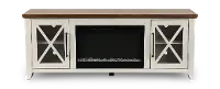 Ithaca White 66  Fireplace