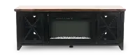 Ithaca Black 66  Fireplace