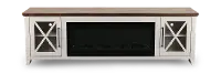 Ithaca White 83  Fireplace