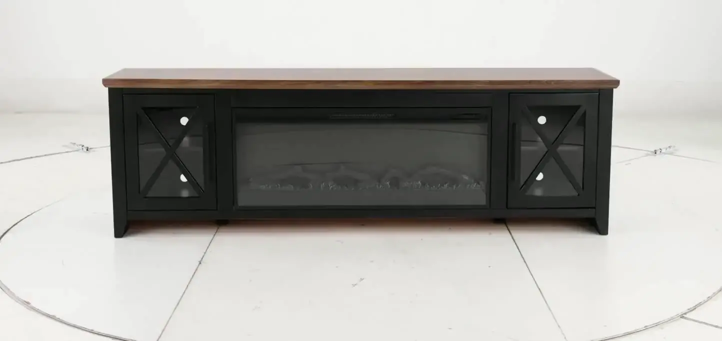 Ithaca Black 83  Fireplace-10