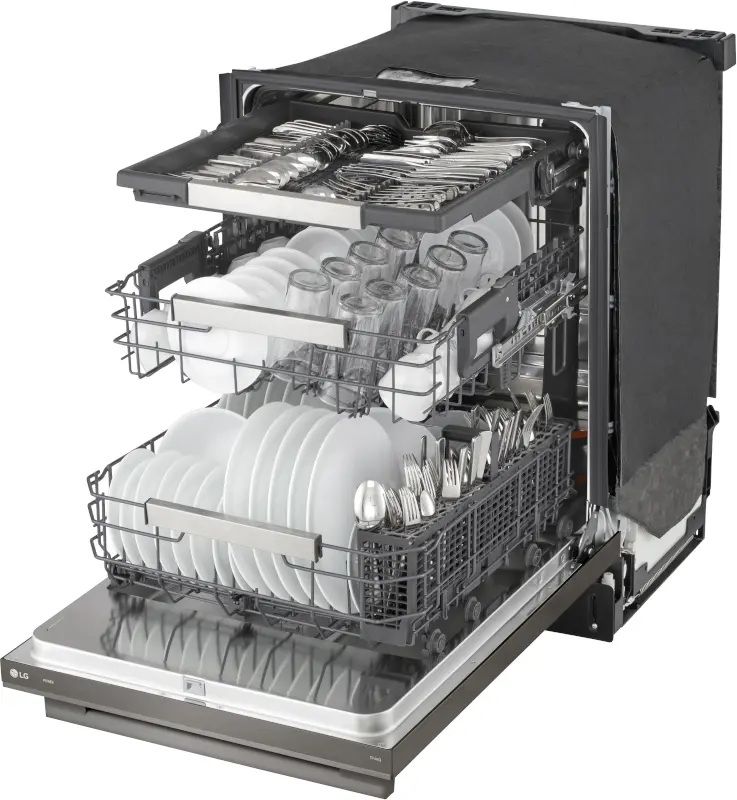 LDNTH753D LG Top Control Smart Dishwasher - Black Stainless Steel-23