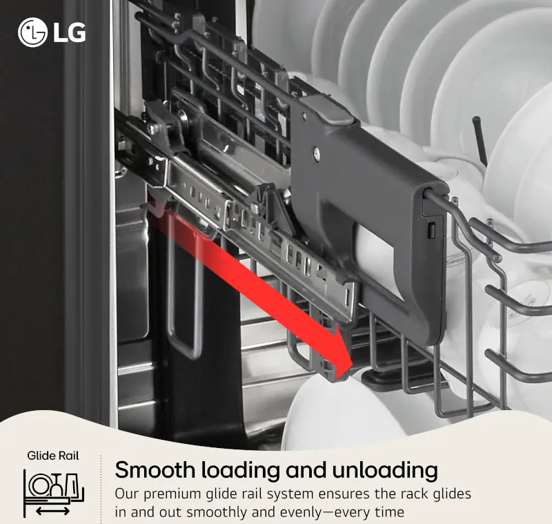 LDNTH753D LG Top Control Smart Dishwasher - Black Stainless Steel-8