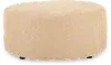 MEAACCOT/DEXTER FAWN Camero Beige Round Accent Ottoman