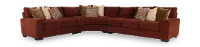 3PC/BALBOA/RUST/OPT.2 Balboa Rust Red 3-Piece Right-Facing Sectional