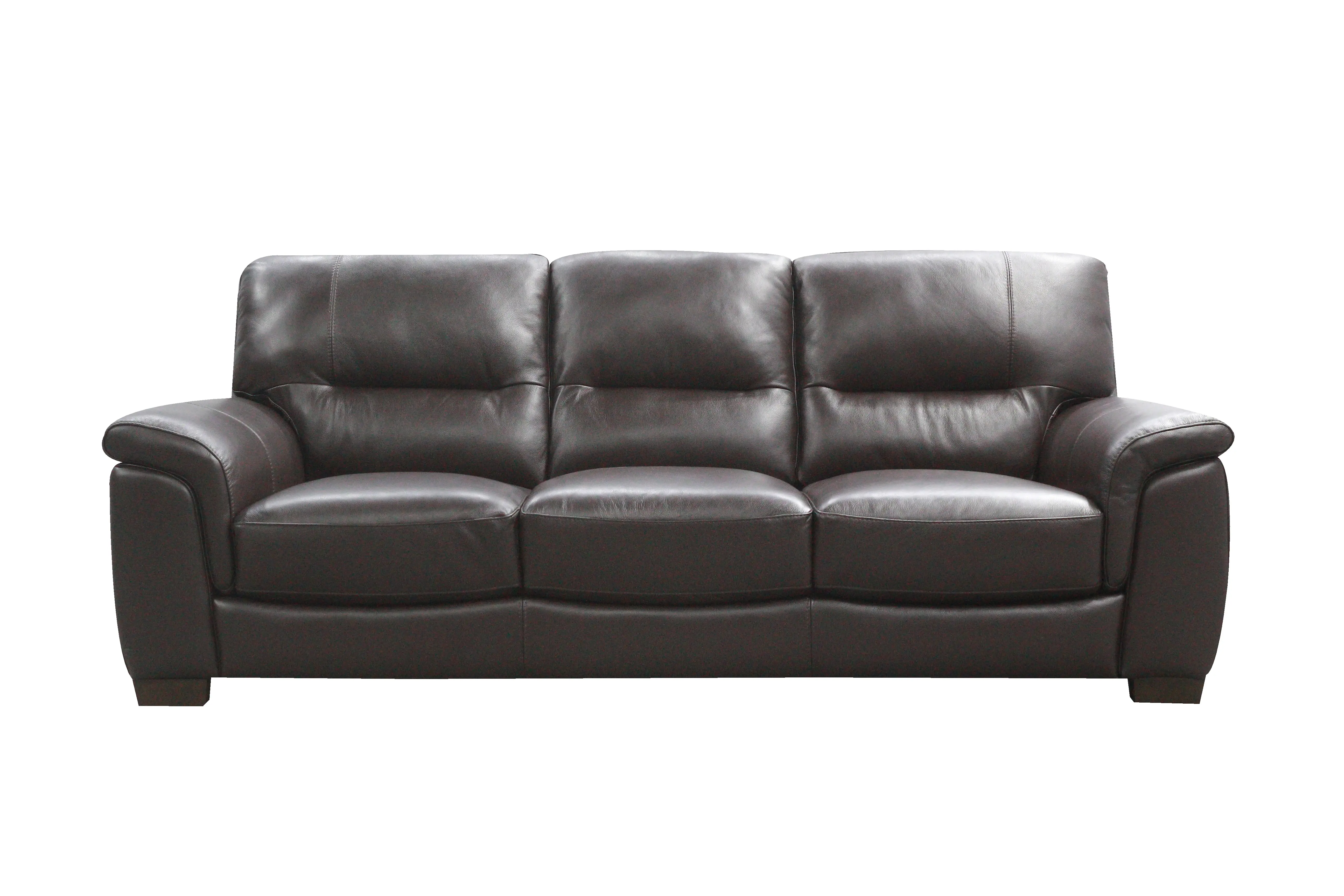 Wadsworth Walnut Brown Leather Sofa-2