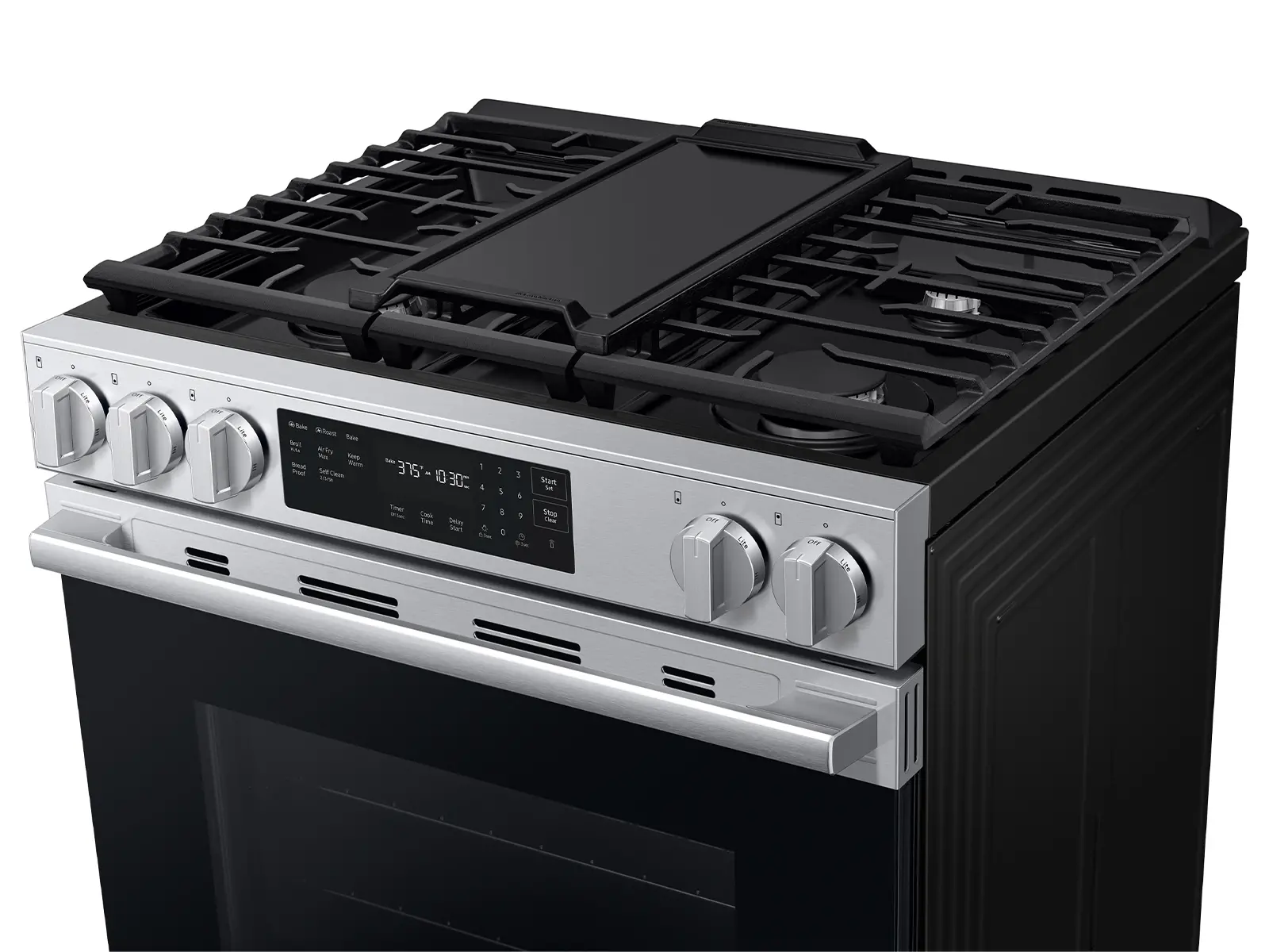 Samsung Bespoke 6.0 Cu Ft Smart Single Oven Gas Range - Stainless Steel-14
