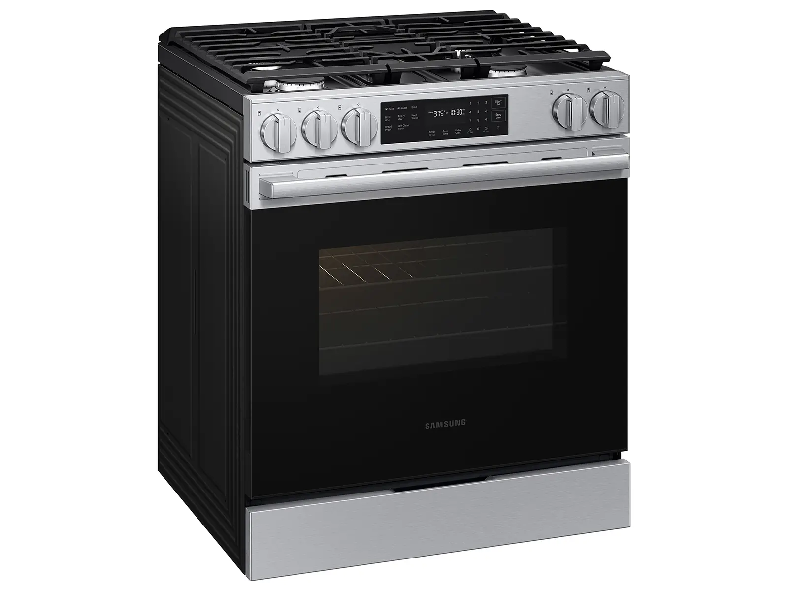 Samsung Bespoke 6.0 Cu Ft Smart Single Oven Gas Range - Stainless Steel-15