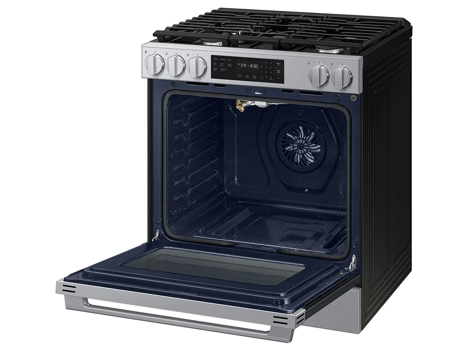 Samsung Bespoke 6.0 Cu Ft Smart Single Oven Gas Range - Stainless Steel-16