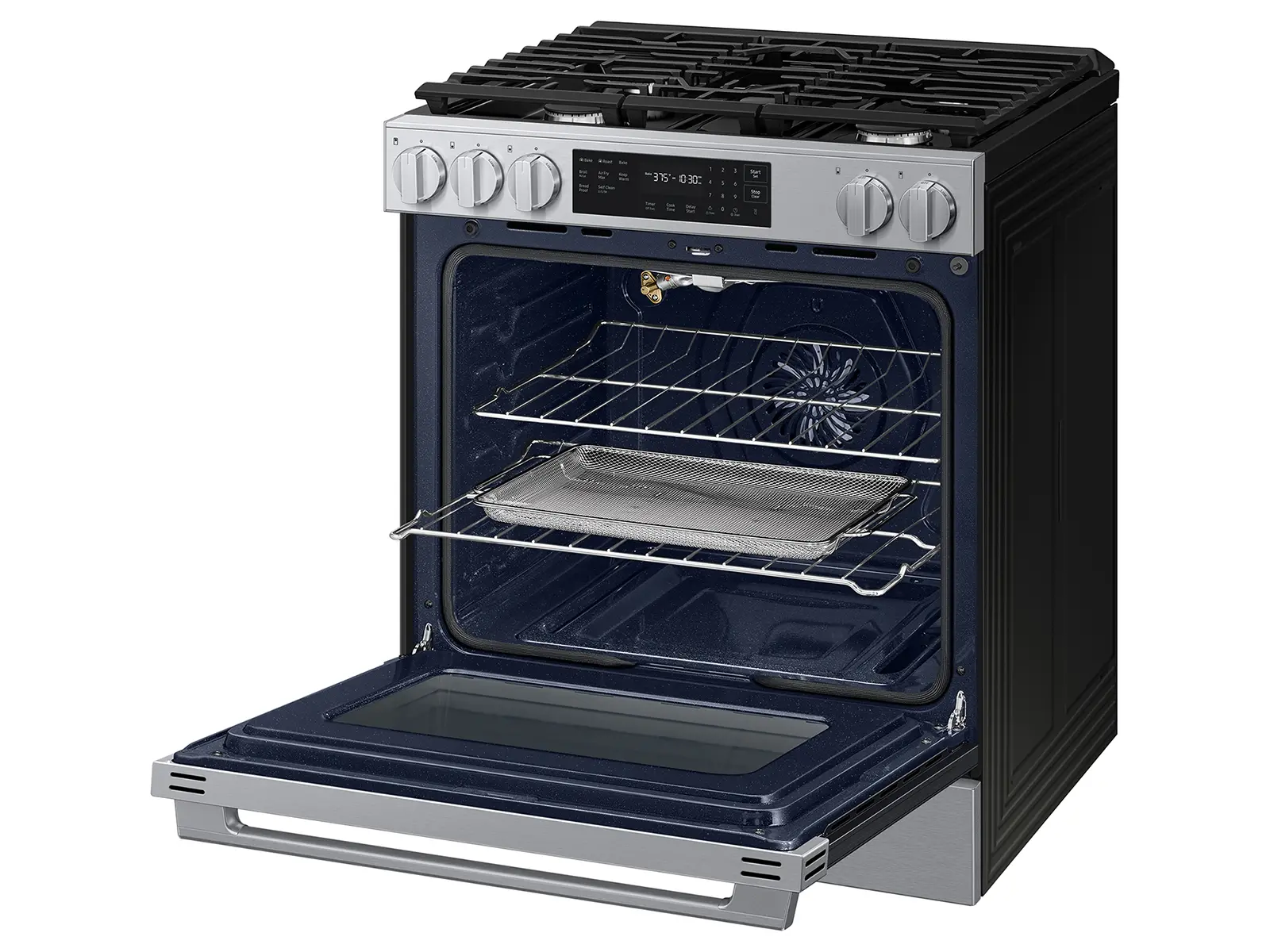 Samsung Bespoke 6.0 Cu Ft Smart Single Oven Gas Range - Stainless Steel-17
