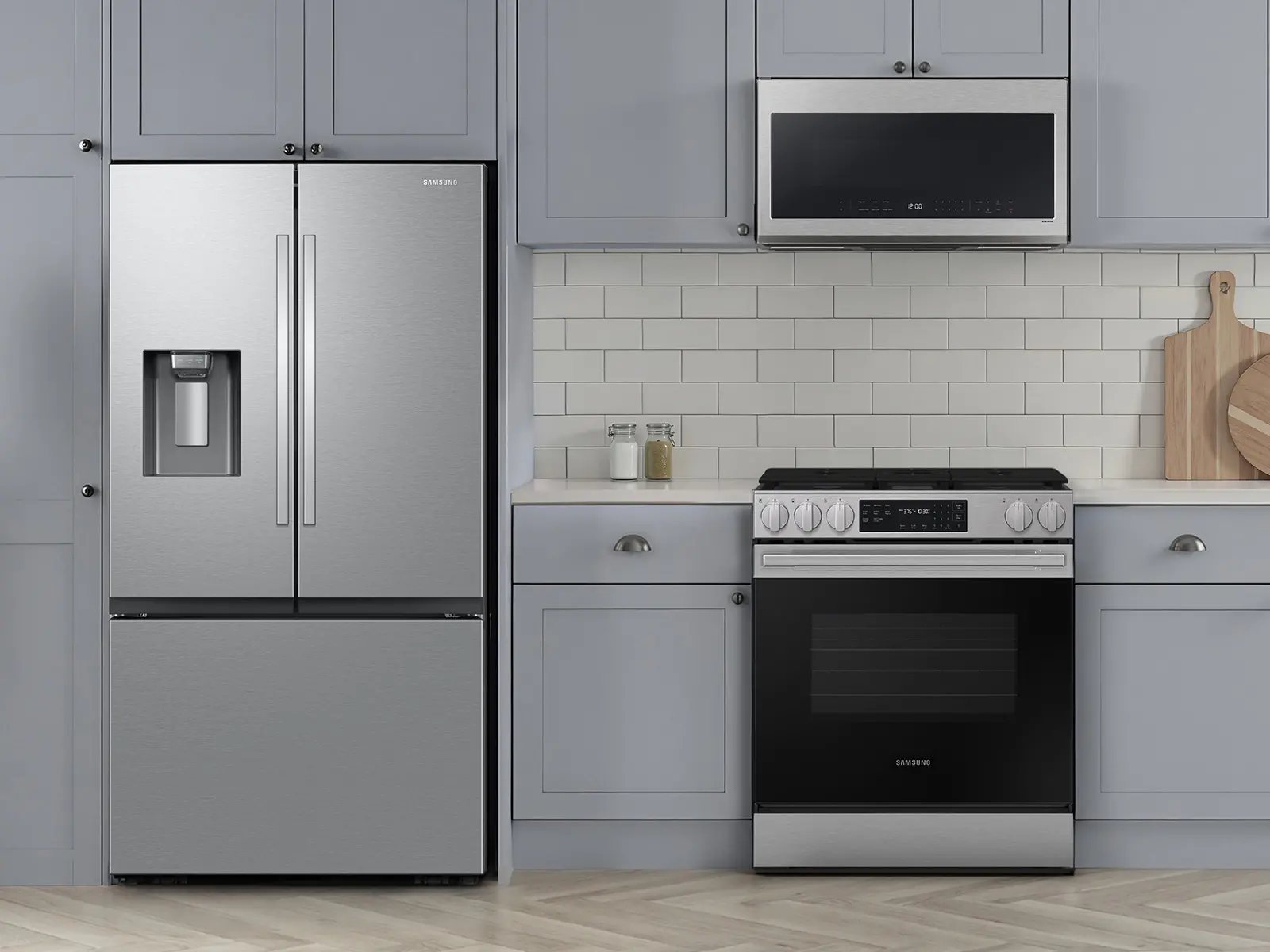 Samsung Bespoke 6.0 Cu Ft Smart Single Oven Gas Range - Stainless Steel-4