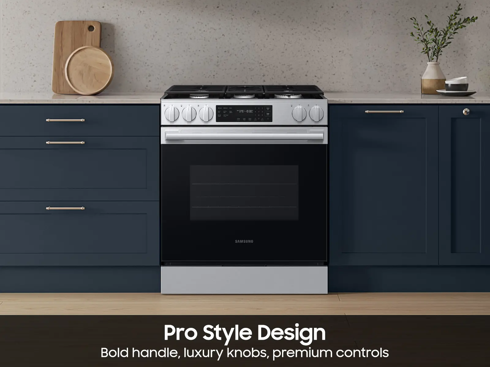 Samsung Bespoke 6.0 Cu Ft Smart Single Oven Gas Range - Stainless Steel-7