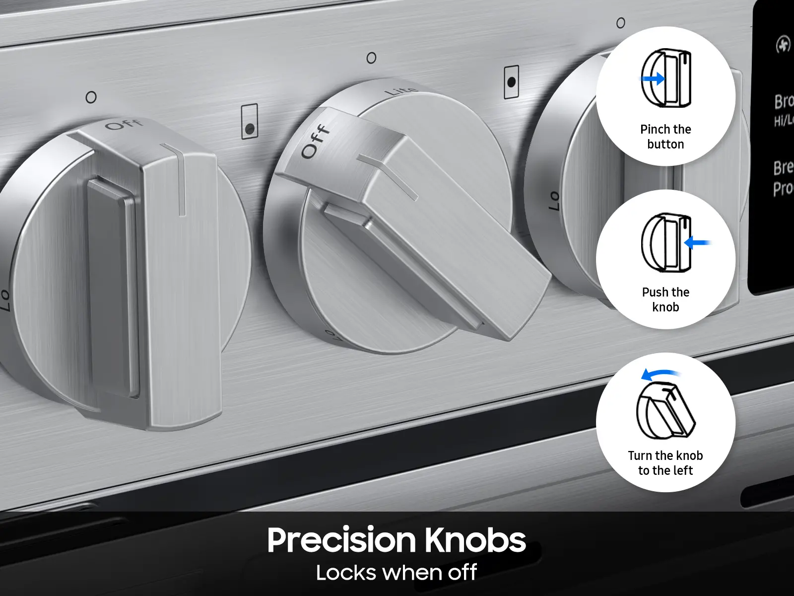 Samsung Bespoke 6.0 Cu Ft Smart Single Oven Gas Range - Stainless Steel-9