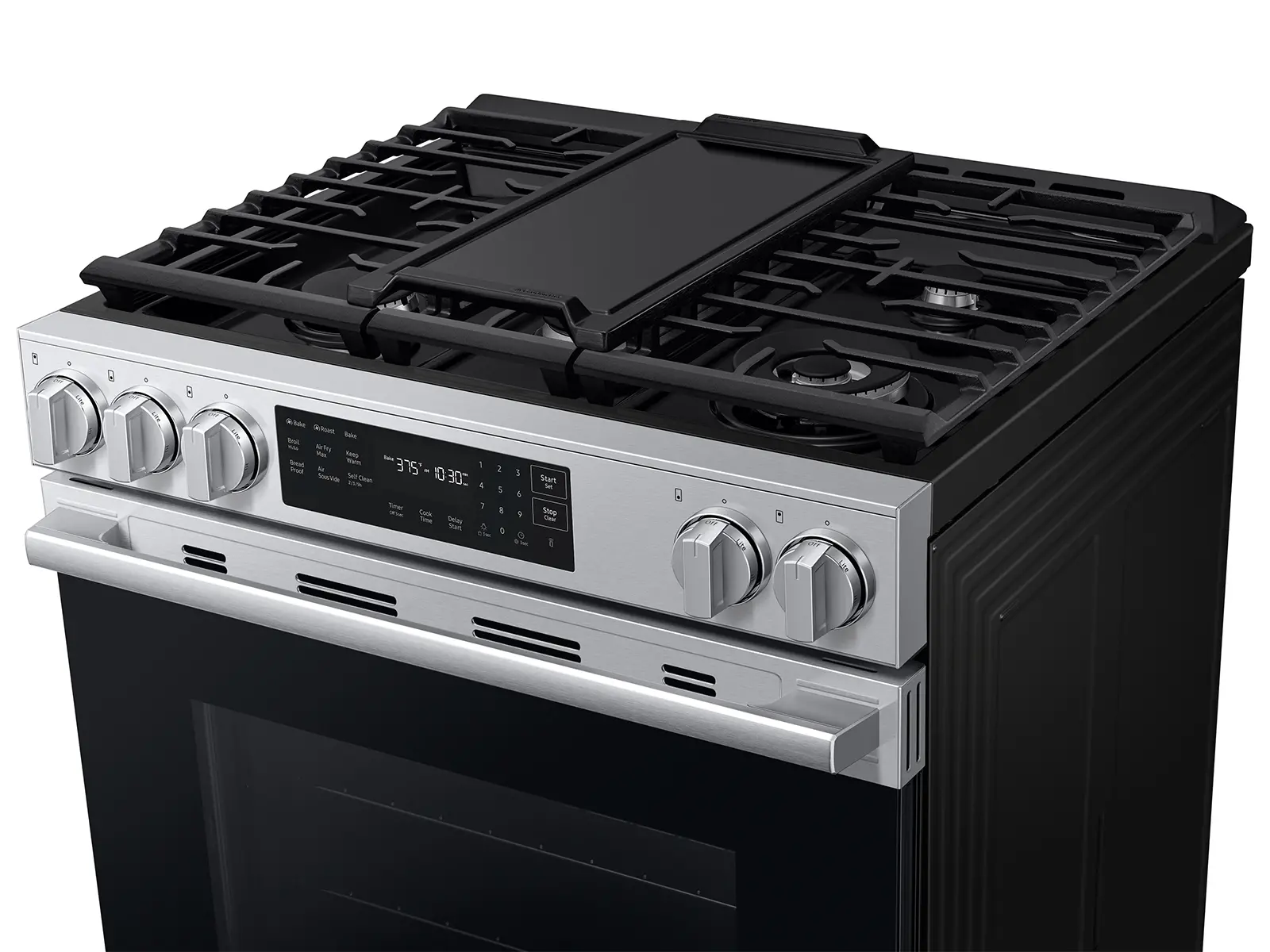 Samsung Bespoke 6.0 Cu Ft Smart Single Oven Gas Range - Stainless Steel-14