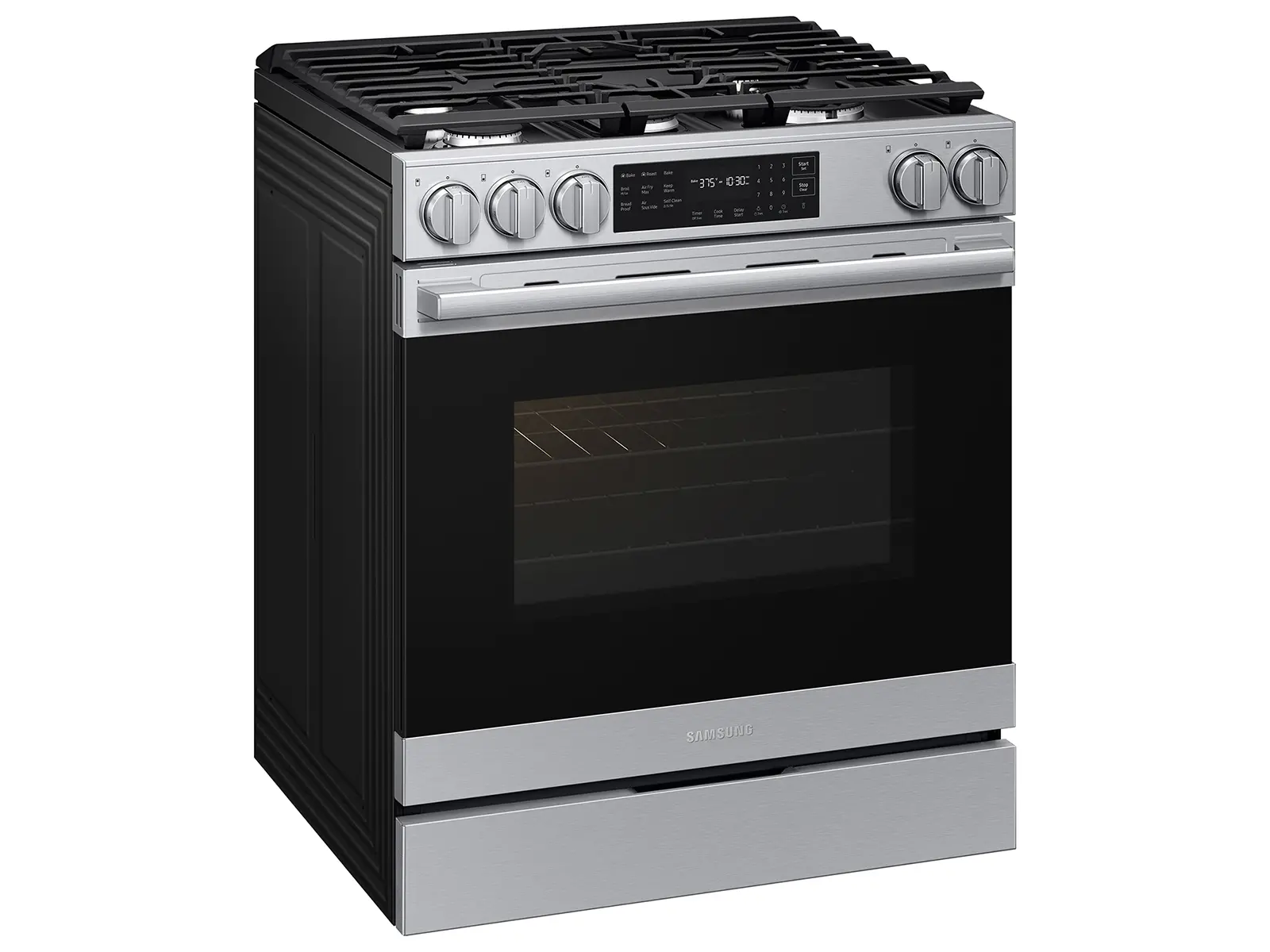 Samsung Bespoke 6.0 Cu Ft Smart Single Oven Gas Range - Stainless Steel-15