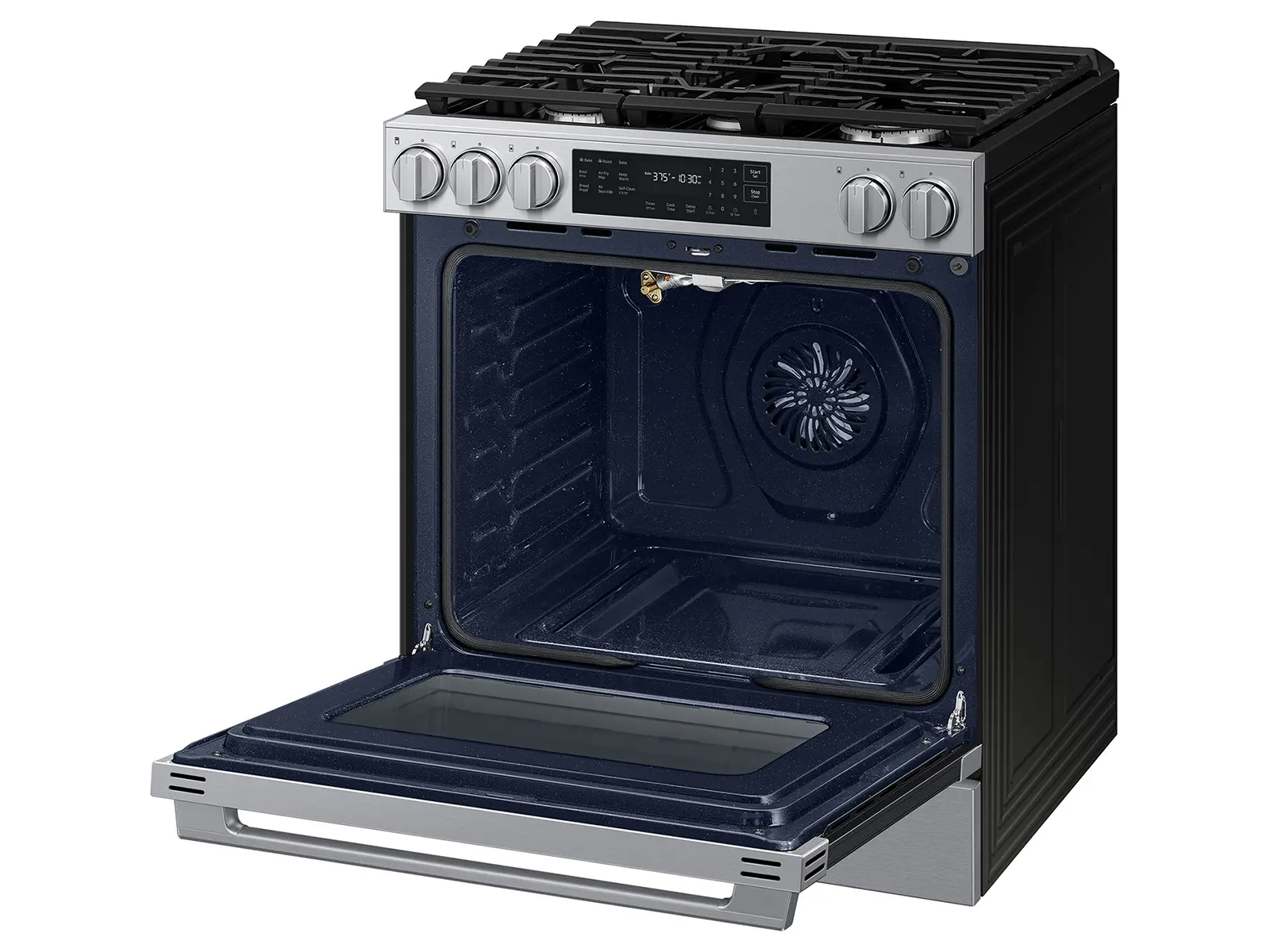 Samsung Bespoke 6.0 Cu Ft Smart Single Oven Gas Range - Stainless Steel-16
