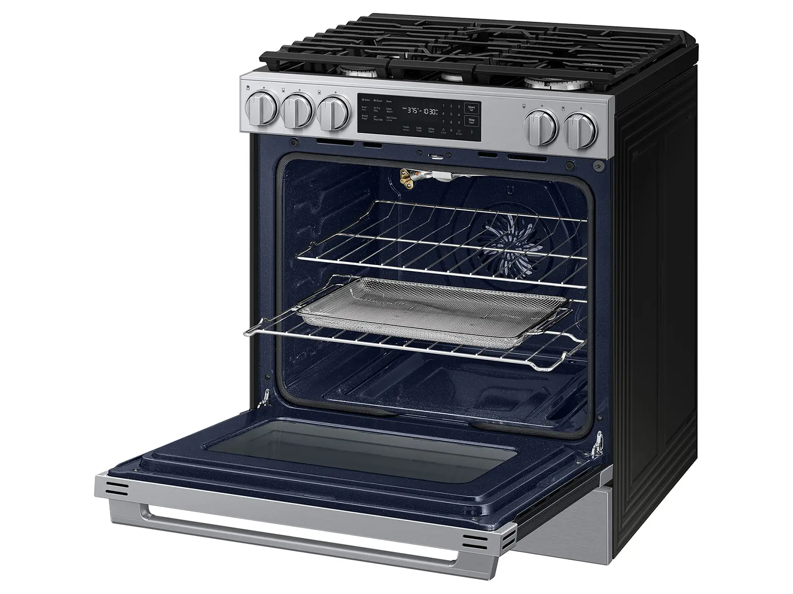 Samsung Bespoke 6.0 Cu Ft Smart Single Oven Gas Range - Stainless Steel-17