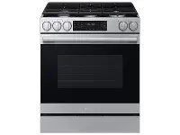 Samsung Bespoke 6.0 Cu Ft Smart Single Oven Gas Range - Stainless Steel