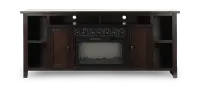 AG Brown 84  Fireplace Console