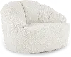 Kalmar White Swivel Chair