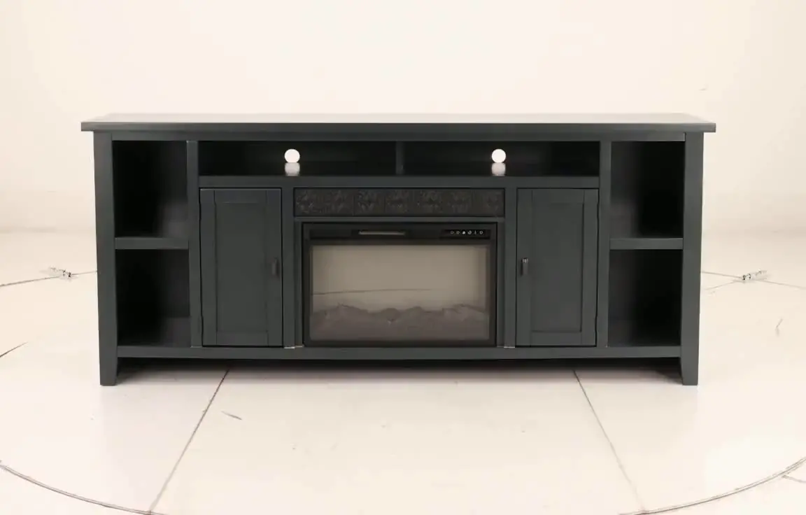 AG Blue 84  Fireplace Console-10