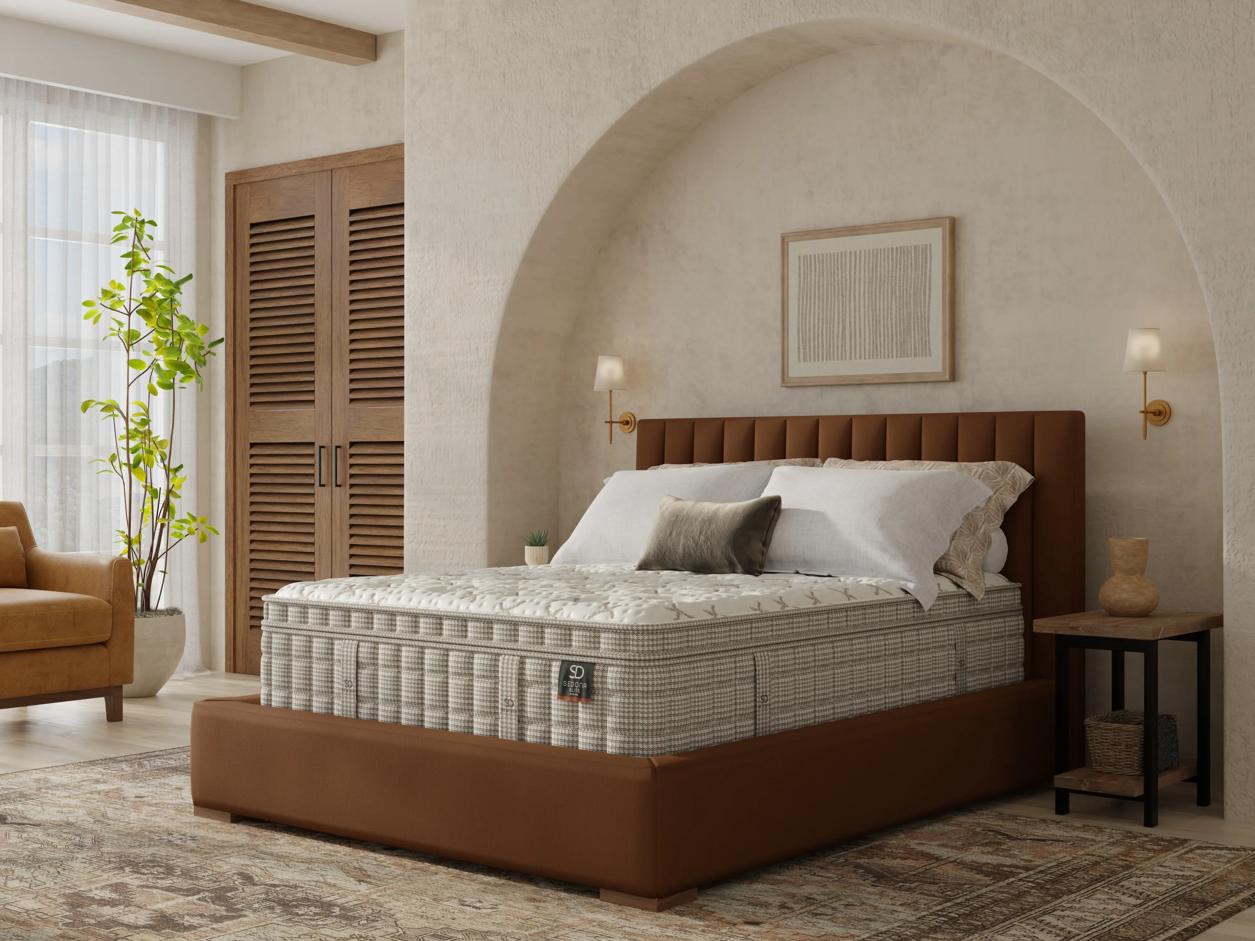 8592KK-1052 Sedona Elite Firm Series 2 Split Head Queen Mattress-2