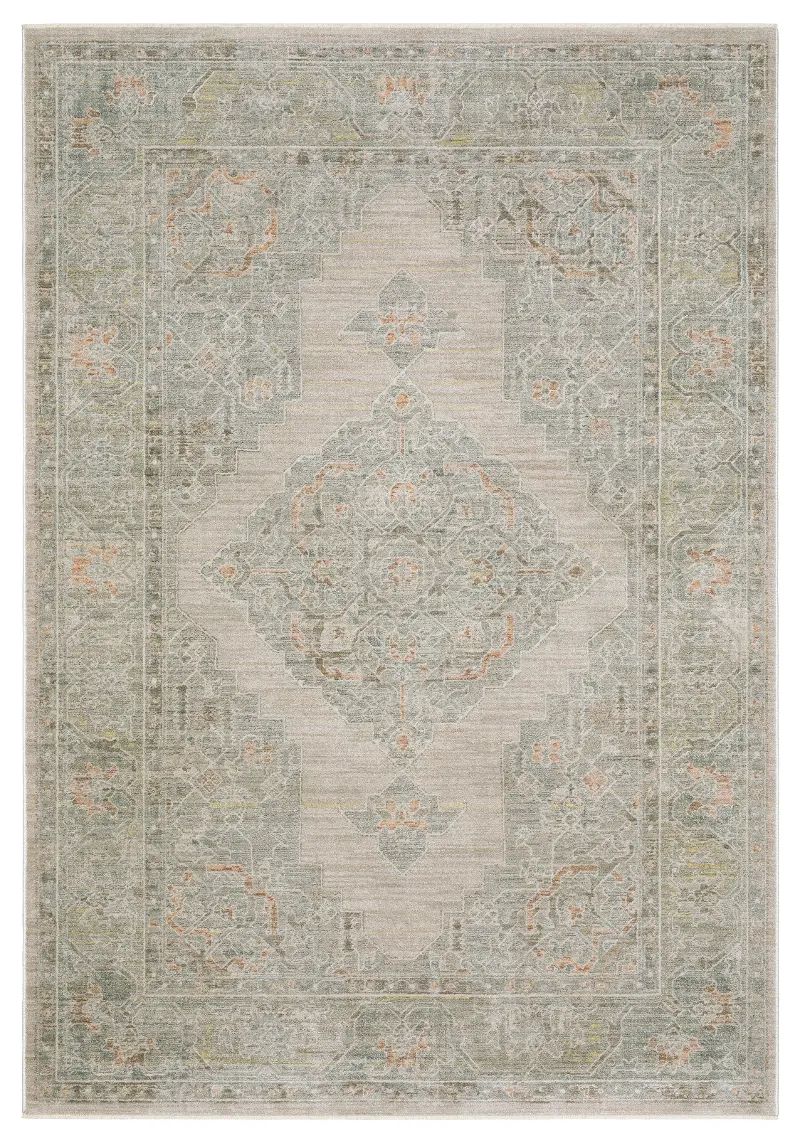 Keaton 8 x 11 Beige Multicolor Area Rug