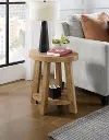 Boho Praire Oak Oval End Table